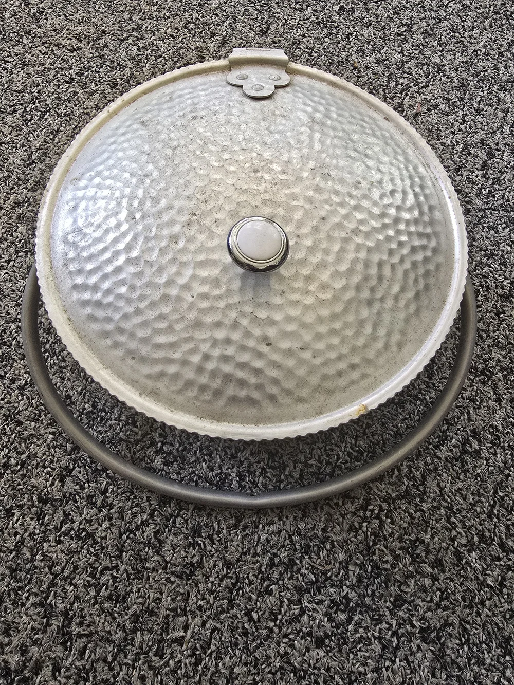 Vintage Nasco Italian Hammered Chafing Dish